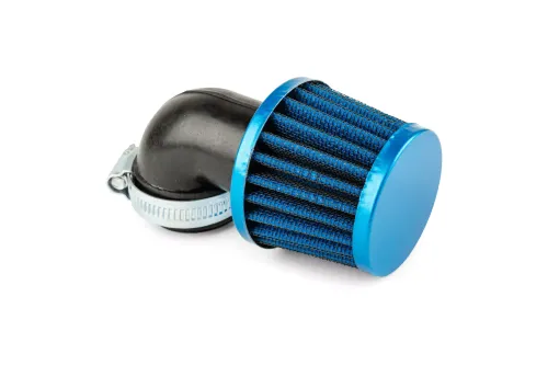 Luchtfilter KN Conisch 90 Graden Hoek 28-35MM Blauw
