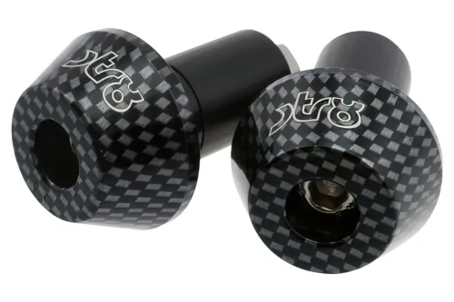 STR8 Stuur Einde Anti-Vibratie Shorty - Carbon