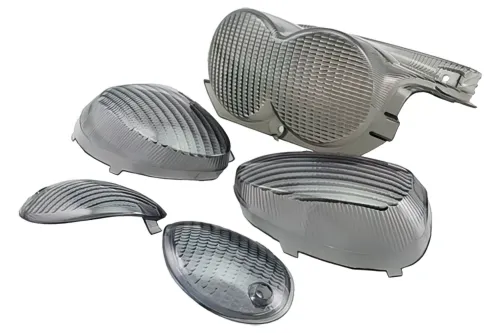 Indicatorlens Set STR8 (4) Met Achterlicht Yamaha Neo's / Ovetto Zwart