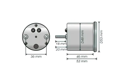 Thermometer Koso Analog GP