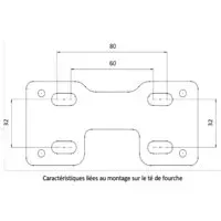 Stuurklemmen 28mm Met Dashboardhouder KRM Zwart / Goud