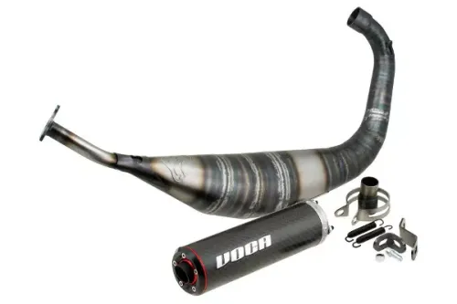 Uitlaat Voca Racing 70 / 80CC Minarelli AM6 Carbon Look