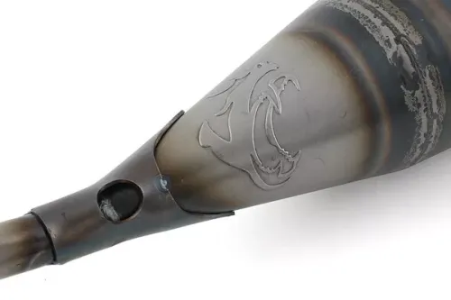 Uitlaat Voca  Racing 70/80CC Derbi Senda Carbon Look