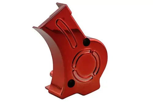 STR8 Oliepomp Deksel Derbi Euro 2 (EBE / EBS) Geanodiseerd Rood