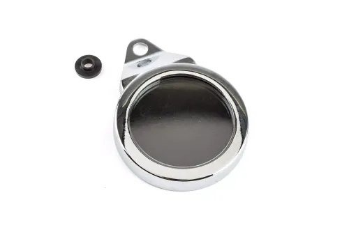 Belstingschijfhouder Rond Aluminum Chroom