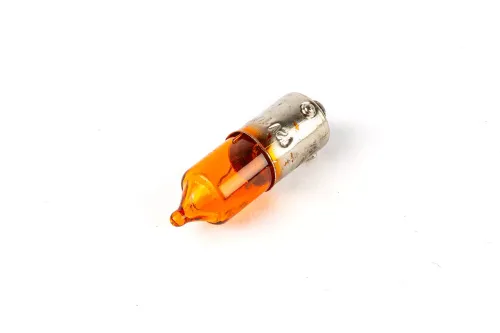 Gloeilamp 12V - 10W Bau9S Offset Oranje