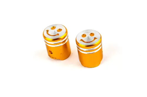 Ventielen Smiley Geanodiseerd Goud