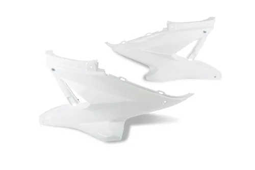Motorzijpanelen Links + Rechts Yamaha Aerox / MBK Nitro Voor 2013 Wit