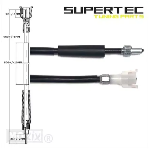 KM tellerkabel Piaggio Typhoon 50-125 >96