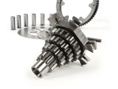 asset tandwielcluster  BGM pro  vespa px200, rally200   12 13 17 21 tanden met primaire aandrijving BGM 64 tanden en primaire tandwielreparatieset (versterkt) BGM pro