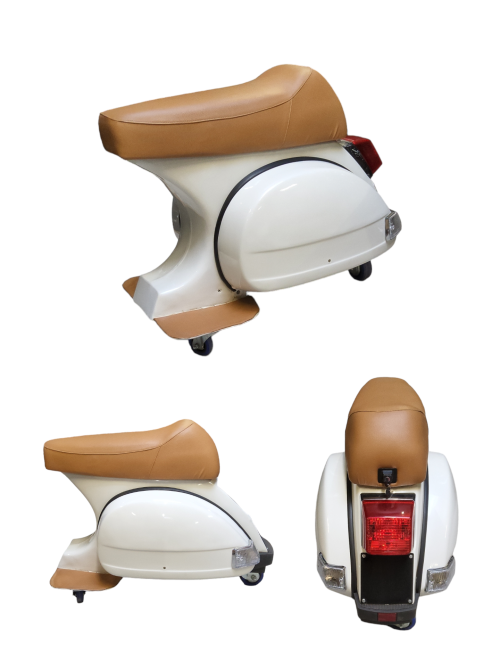 Barkruk Vespa Wit