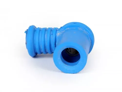 Bougiedop Polini siliconen kort blauw