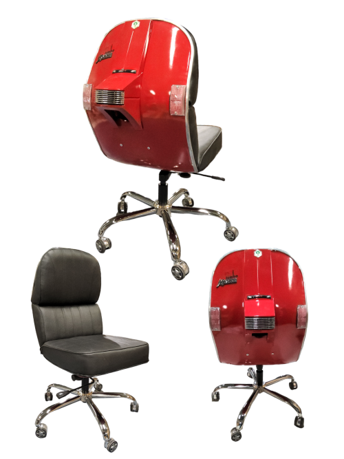 Bureaustoel Vespa Rood