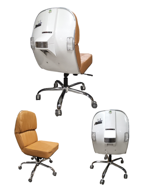 Bureaustoel Vespa Wit