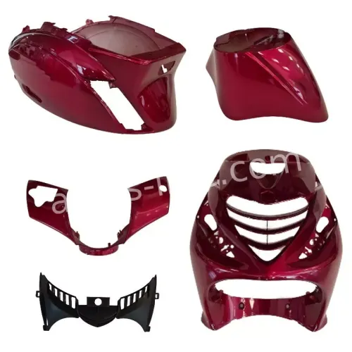 Kappenset Piaggio Zip Candy Red