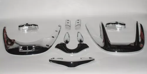 sierlijst set chroom - China Retro scooter (incl druppels)