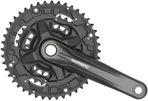 Crankstel 3 x 9 Speed Shimano FC-MT210-3 Met 175mm Crankarm 44-32-22T Zwart