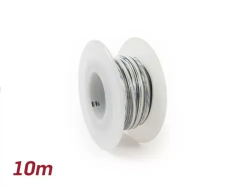 elektriciteitsdraad  universeel 0,85mm² 10m   wit/zwart