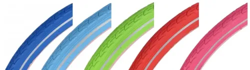 Gekleurde Fietsband - Roze