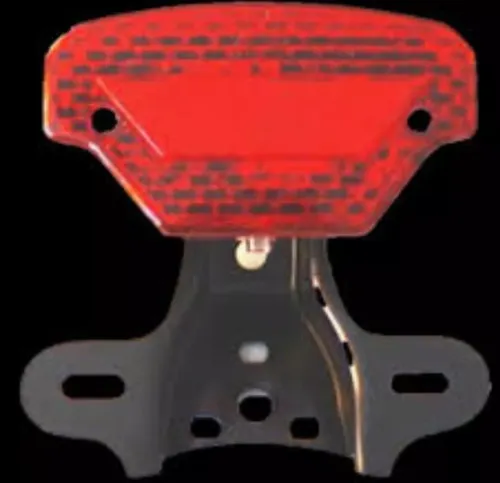 Achterlicht Uni Classic M77 Met Steun Zwart 2x BA15	