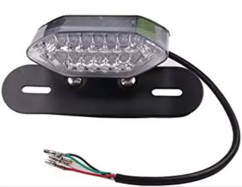 Achterlicht Uni Klein + Kent.Plaat Steun Led CE