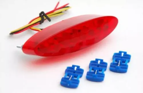 Achterlicht Uni Ovaal Led CE Rood (benelux only) Only Benelux