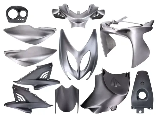 Kappenset Yamaha Aerox 2014 / Aerox R - Mat-grijs (10-delig)