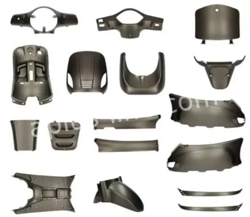 Kappenset Look a like / retro scooter - Mat Grijs