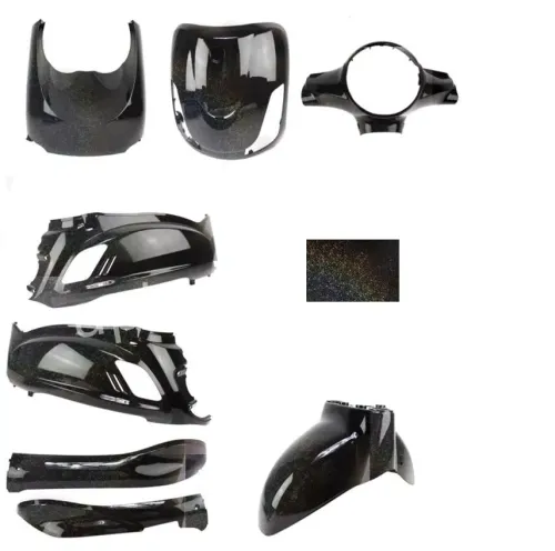 Kappenset Sym Fiddle 2 - Super Metallic Regenboog / Zwart (psychedelic)