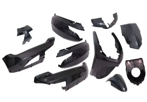 Kappenset Peugeot New Vivacity 2-takt en 4-takt - Zwart