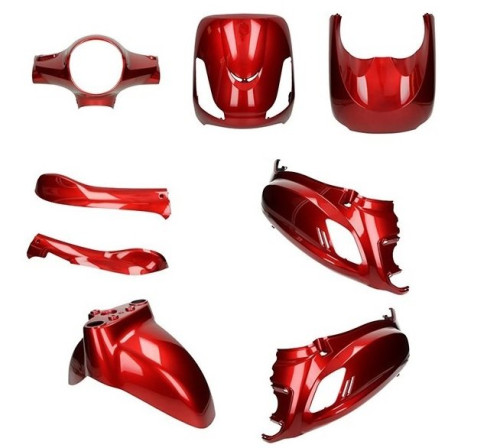 Kappenset Sym Fiddle 2 - Rood (Bordeaux) - DMP