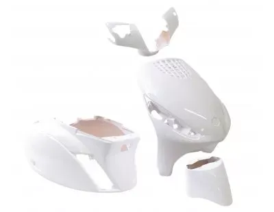 Kappenset Piaggio Zip AC 4-delig wit