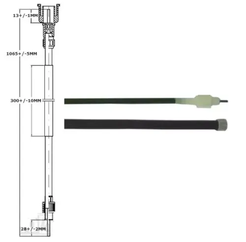 KM tellerkabel Peugeot Buxy