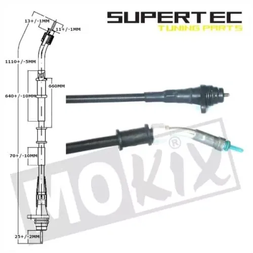 KM tellerkabel Vespa LX 50 (na 2006)