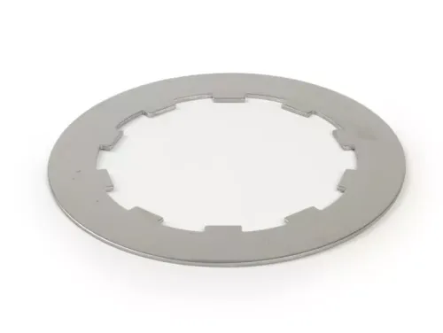 Stalen koppelingsplaat  BGM origineel  lambretta li, lis, sx, tv (serie 2 3), dl, gp   1.5mm