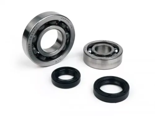 lager en oliekeerring set krukas  BGM original  piaggio 50cc 4 takt