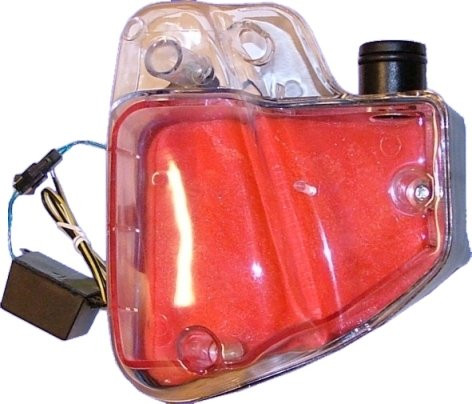 Luchtfilter - Transparant/Rood MET NEON - Peugeot