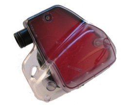 Luchtfilter - Transparant/Rood - Peugeot Scooters