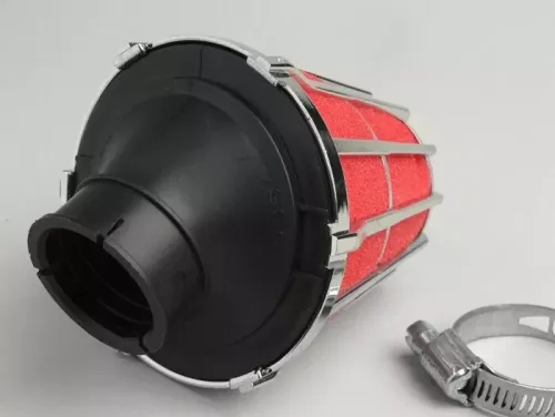 Luchtfilter  MALOSSI E5  30掳, CS= 28mm   Rood Chroom