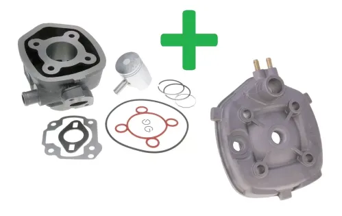 Minarelli Horizontaal 50cc + Cilinderkop (watergekoeld)