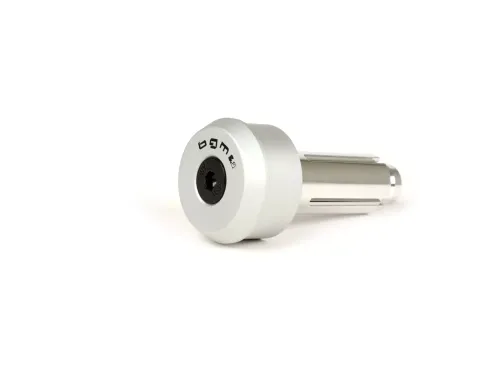 montageset voor stuureindspiegel  BGM pro  vespa gt, gts, gtl, gtv 125 300 + universele klem voor buisstuur   zilver