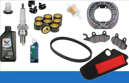 Onderhoudspakket Kymco Agility(RS) 12 inch en Vitality 4-takt - Pro - Snor (8,5 gr rollen)