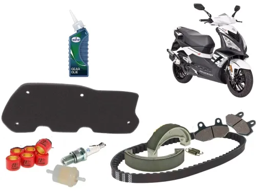 Groot Onderhoudspakket Peugeot Speedfight 3 (2-takt) - Brom (NGK BR7HS)