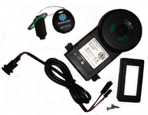Piaggio E1 Compact Exclusive Scooter alarm