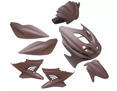 Aerox Kappenset - Mat bruin