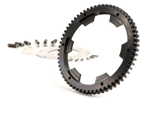 primaire versnelling  BGM pro  vespa wideframe vm, vn, vl, vb, gs150 (vs5 102950 ), largeframe vna, vnb, vba, vbb, vgla, vglb, vnc ( 011000)   incl. primaire versnelling reparatieset BGM pro versterkt   62 tanden (recht)