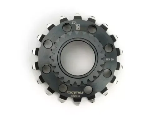 primaire aandrijving  BGM pro, type cosa2/fl primaire versnelling BGM pro 63 tanden (recht)  vespa px125, px150, px200 (1997 ), cosa2/fl (1992 )   25/63 tanden (2.52)