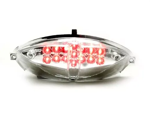achterlicht  BGM original gladde lens 15 led met knipperfunctie  peugeot speedfight2