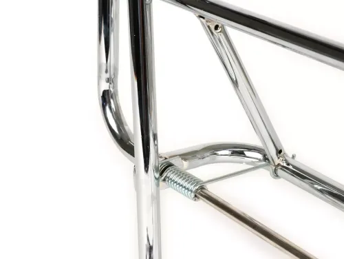 Rek Met Rugleuning incl. Kussen MOTO NOSTRA V2 Vespa PX80, PX125, PX150, PX200  Chroom