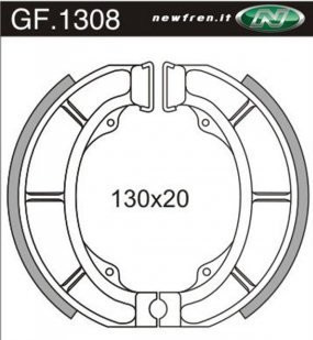 Remblokken Aprilia Habana/Mojito - Achter